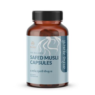 Balance Ayurveda The Balance Safed Musli Capsules 60's - Speciality Medicines