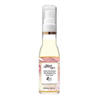 Mirah Belle - Skin Brightening Face Toner - Green Tea and Lemon - Paraben Free 100 ml - Face Mists