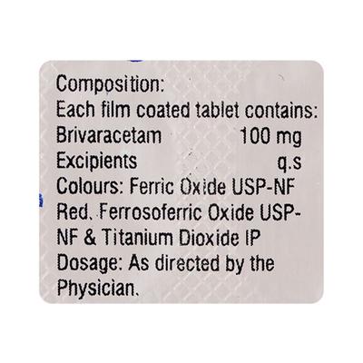 BRIVGARD 100 Tablet 10's - Epilepsy/Convulsion-Ant