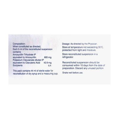 MOX CV ES 642.9mg Oral Suspension 50ml - Bacterial Infections-Pen