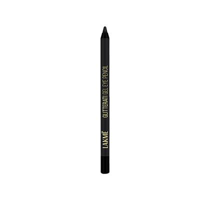 Lakme Glitterati Gel Eye Pencil Mysterious Black 1's - Eyebrow Pencils & Enhancers