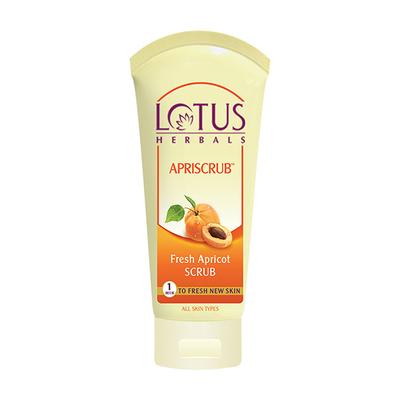 LOTUS HERBALS APRISCRUB FRESH APRICOT SCRUB 60GM - Scrubs & Exfoliants