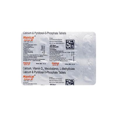 MAXICAL ACTIVE NF Tablet 10's - Supplements-Cal