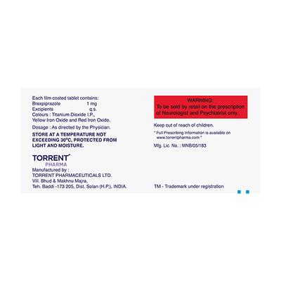 BREXILO 1 Tablet 10's - Schizophrenia-Aps