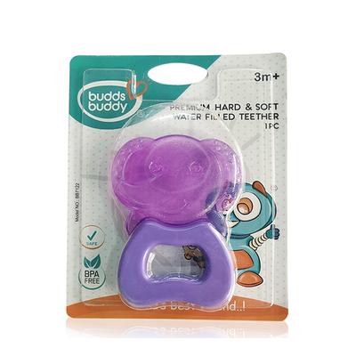 Buddsbuddy Premium Hard & Soft Water Filled Teether - Elephant Shaped - Pacifiers & Teethers