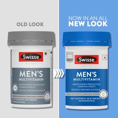 Swisse Ultivite Men's Multivitamin Tablet 60's - Multi-Vitamins