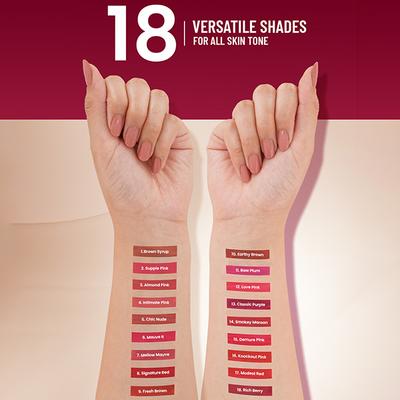 Swiss Beauty Stay On Matte Liquid Lipstick-Modest Red 2 gm - Liquid Lipsticks