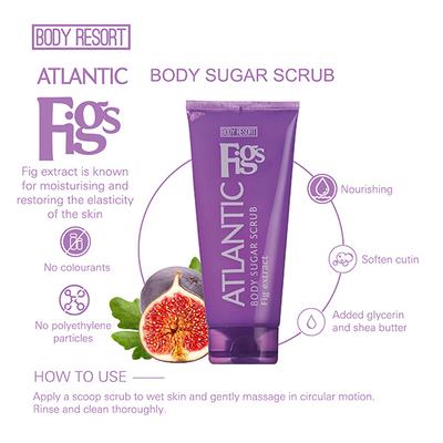 MADES Body Resort Clear Purple Tube Body Sugar Scrub 250 gm - Scrubs & Exfoliants