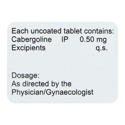Cabliz 0.5mg Tablet 2'S - Parkinsonism-Apd