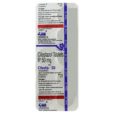 CILESTA 50mg Tablet 10's - Intermittent Claudication-Per