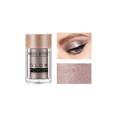 Miss Rose Professsional Makeup Glow Powder Metalises 7001 - 010M 12 2.5 gm - Highlighters & Illuminators