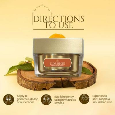 Luxuriate Vitamin C and B3 Moisturizer Cream for Men and Women 50 ml - Skin-Treatment
