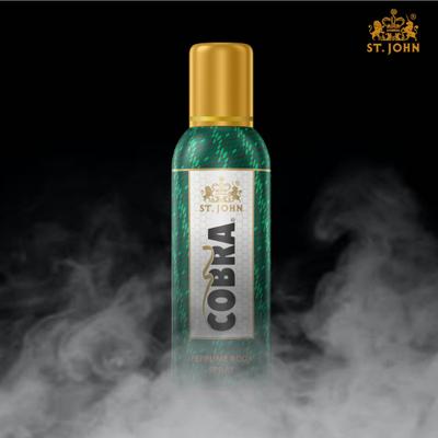 St. John Cobra True Man Body Spray 100 ml + Cobra Real Man Body Spray 100 ml - Men Deodorants/Roll-Ons