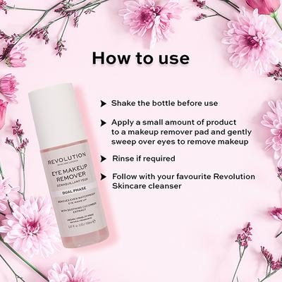 Revolution Skincare Dual phase Eye Makeup Remover 150 ml - Make Up Removers