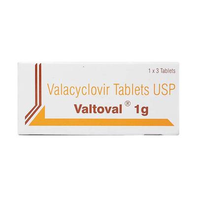 Valtoval 1gm Tablet 3'S - Viral infections-Ant