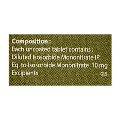 ISONITRATE 10 Tablet 10's - Angina