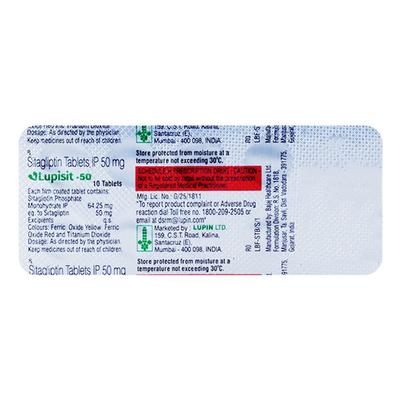 LUPISIT 50 Tablet 10's - Diabetes-Ant