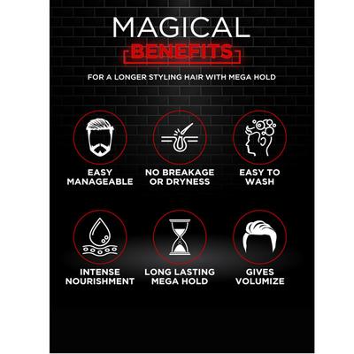 Mancode Mega Hold Hair Wax 100 gm - Hair Gels & Waxes