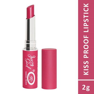 Fashion Colour Jersy Girl Kiss Proof No Transfer Lipstick, 2 Purple 2 gm - Lipsticks