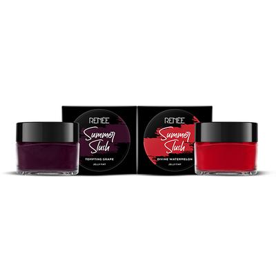Renee Summer Slush Jelly Tint Divine Watermelon Tempting Grape Combo Of 2 13gm Each 2's - Lip Stains & Tints