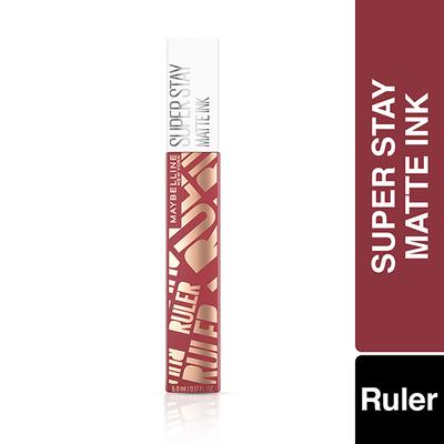 Maybelline New York Superstay Matte Ink Lip Color Ruler - 80 5ml - Liquid Lipsticks