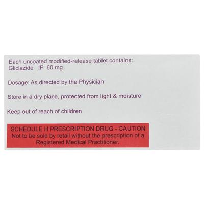 GLYCINORM OD 60 Tablet 15's - Diabetes-Ant