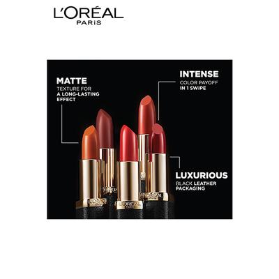 L'Oreal Paris Color Riche Moist Matte Lipstick, 263 Pure Garnet 3.7 Gm - Lipsticks