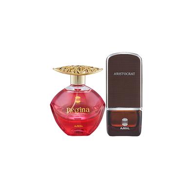 Ajmal Regina EDP Floral Fruity Perfume And Aristocrat EDP Citrus Woody Perfume 175 ml - Perfumes (Edt/Edp)