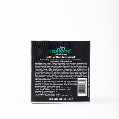 Mcaffeine Naked & Raw Latte Coffee Hair Mask 200 gm - Hair Masks & Packs