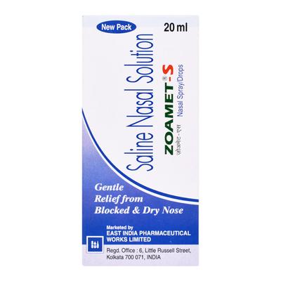 Zoamet S Nasal Drops 20ml - Nasal Congestion-Nas