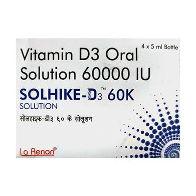 SOLHIKE D3 60k Oral Solution 5ml - Supplements-Vit