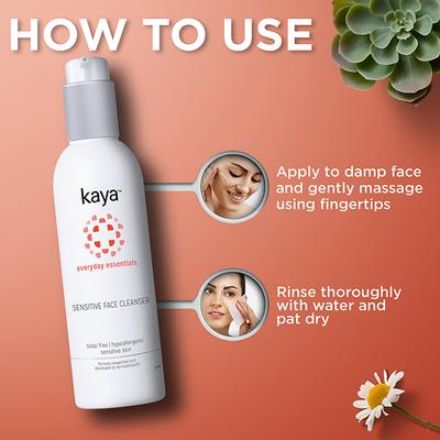 Kaya SENSITIVE FACE CLEANSER 200 ml - Face Wash & Cleansers