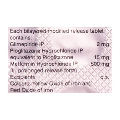 Gluconorm PG 2mg Tablet 15'S - Diabetes-Ant