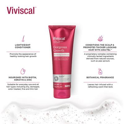 Viviscal Gorgeous Growth Densifying Conditioner 250 ml - Conditioners