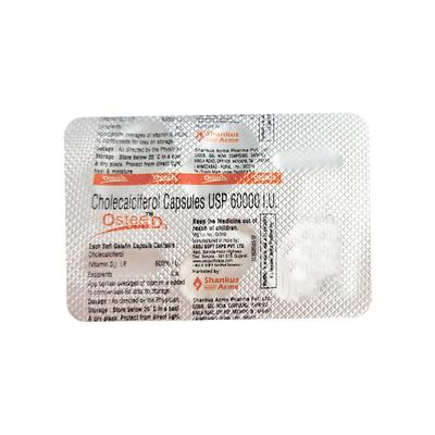 OSTEE D3 Soft Gelatin Capsule 4's - Supplements-Vit