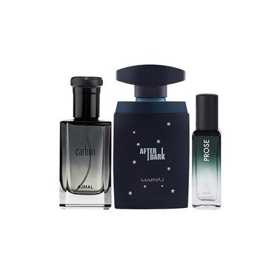 Ajmal Carbon & Maryaj After Dark & Prose EDP EDP Pack of 3 20 ml - Women Perfumes (Edt/Edp)