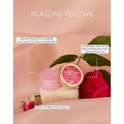Fabessentials Rose Petal Cocoa Butter Lip Butter 5 gm - Lip Scrubs