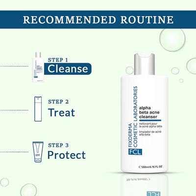 Fixderma Cosmetic Laboratories (FCL) Alpha Beta Acne Face Cleanser 200 ml - Face Wash & Cleansers