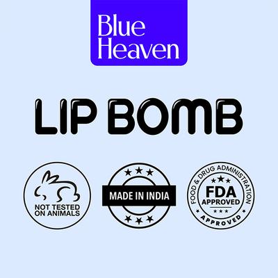Blue Heaven Tinted Lip Bomb - Strawberry 8 gm - Lip Balms
