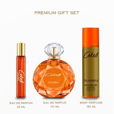 Mocemsa Celeb Gift Set -EDP 110ml and Travel Size 25ml and Deo 150ml 1's - Women Perfumes (Edt/Edp)
