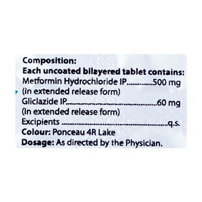 GLIZID M XR 60 Tablet 10's - Diabetes-Ant