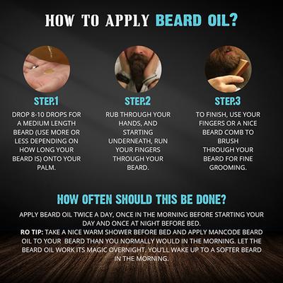 Mancode Beard Oil -Cedar Wood & Rose Mary 60 ml - Beard Oil