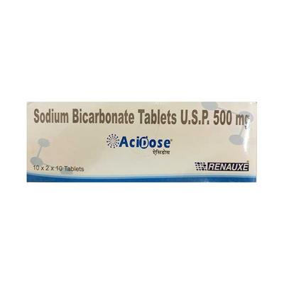 ACIDOSE 500 Tablet 10's - Supplements-Ele
