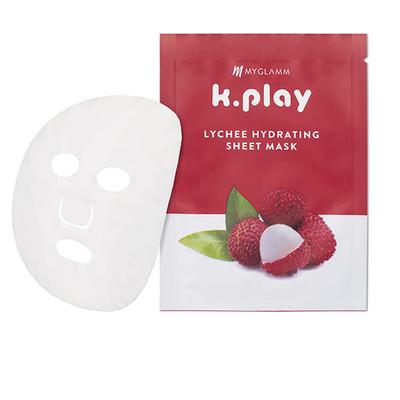 Myglamm K.Play Lychee Hydrating Sheet Mask 20 Gm - Sheet Masks