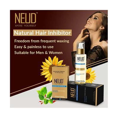 NEUD NATURAL HAIR INHIBITOR 80 gm - Hair Brushes
