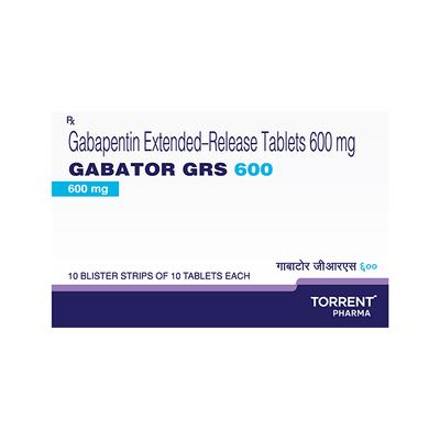 GABATOR GRS 600 Tablet 10's - Epilepsy/Convulsion-Ant