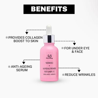 House of Beauty Collagen Serum-All Skin Types Reduces Wrinkles & Fine Lines with Vit-E 30ml - Face Oils