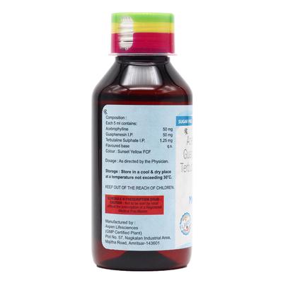 MUCIDAY SUGAR FREE HONEY RASPBERRY FLAVOUR Syrup 100ml - Asthma/COPD-Ast