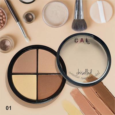 CAL Losangeles Matte Chiselled Corrective Concealer Wheel 02 20gm - Concealer