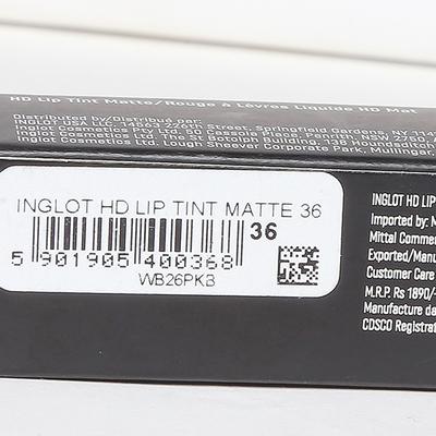 Inglot Hd Lip Tint Matte 36 5.5 ml - Lip Stains & Tints